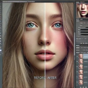 Retouch Masterclass Files – Before & After Practice Pack