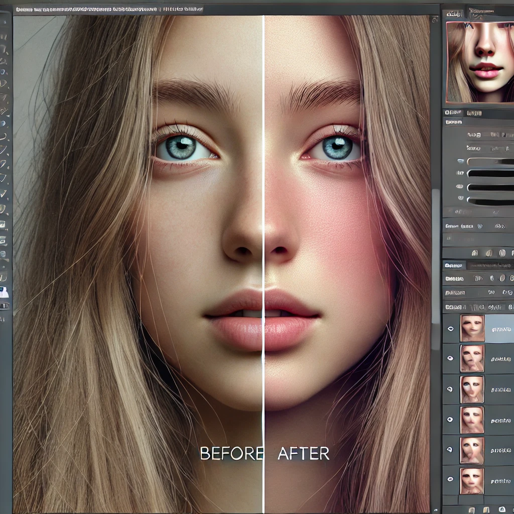 Retouch Masterclass Files – Before & After Practice Pack